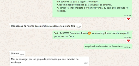 Depoimento de aluna da Nova Renda